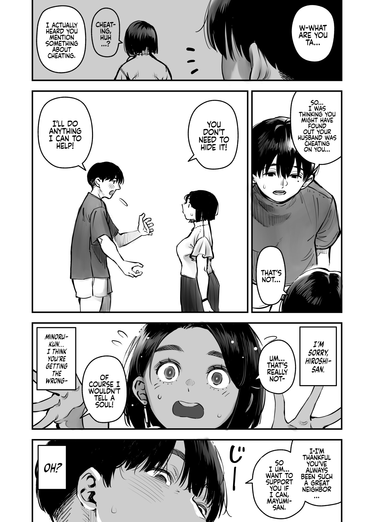 Hentai Manga Comic-Your Sex Drive is just too much, so have Sex with other men! Mayumi-san gets Permission to Cheat!-Read-16